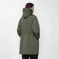 Reissued Quilted Nylon Parka in Khaki green - Men | Burberry® Official