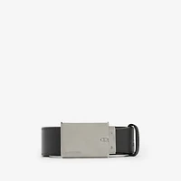 Reversible Check B Cut Belt in Sand/slate - Men | Burberry® Official