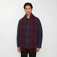 Narrow Check Cashmere Scarf in Sash red | Burberry® Official