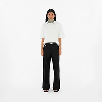 Check Silk Scarf in Lichen | Burberry® Official