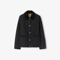 Quilted Nylon Jacket in Black/sand - Women | Burberry® Official