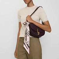 Skinny Check Silk Scarf in Bow pink | Burberry® Official