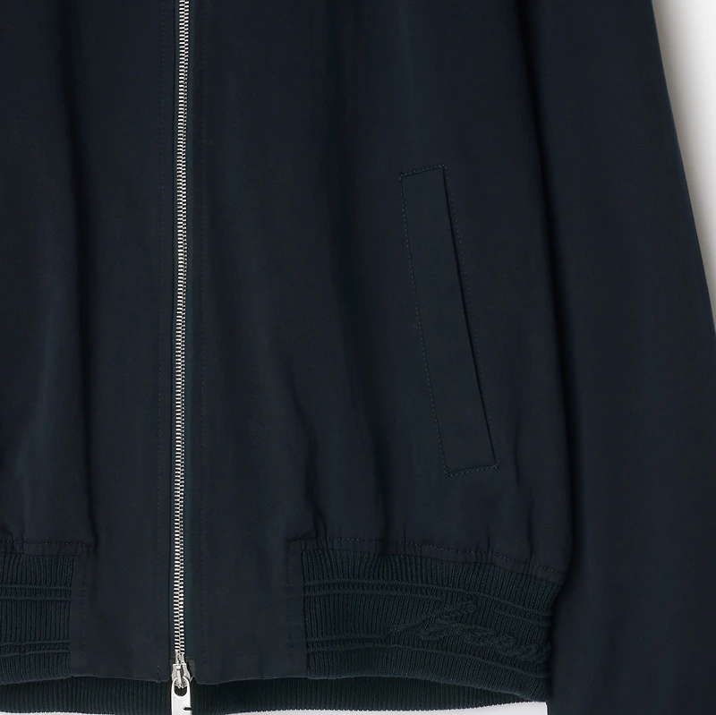 Cotton Harrington Jacket in Navy - Men | Burberry® Official