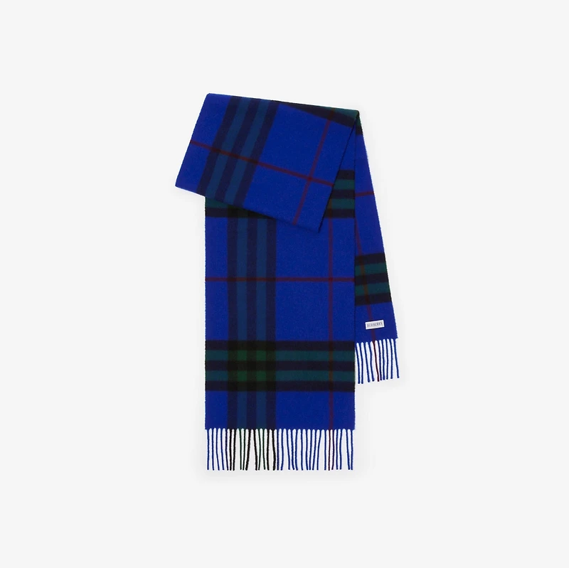 Check Cashmere Scarf in Knight | Burberry® Official