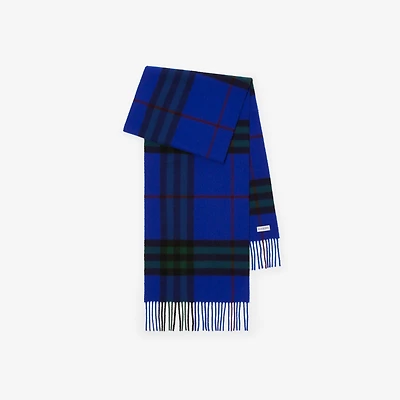 Check Cashmere Scarf in Knight | Burberry® Official
