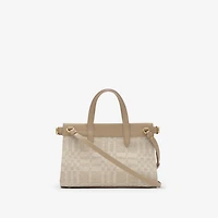 Small Cotswolds Tote in Natural beige - Women, Cotton, Linen | Burberry® Official