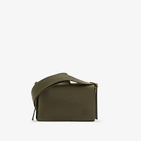 Trench Crossbody Bag in Olive - Men, Cotton Gabardine | Burberry® Official