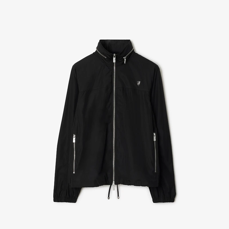 Nylon Cotton Jacket in Black - Women | Burberry® Official