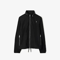 Nylon Cotton Jacket in Black - Women | Burberry® Official