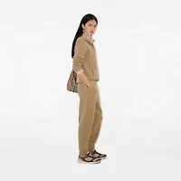Cashmere Blend Jogging Pants in Flax - Women | Burberry® Official