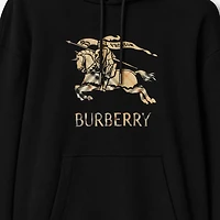 EKD Ombré Cotton Hoodie in Black - Men | Burberry® Official