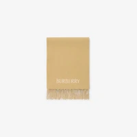 B Crest Cashmere Scarf in Sand beige | Burberry® Official
