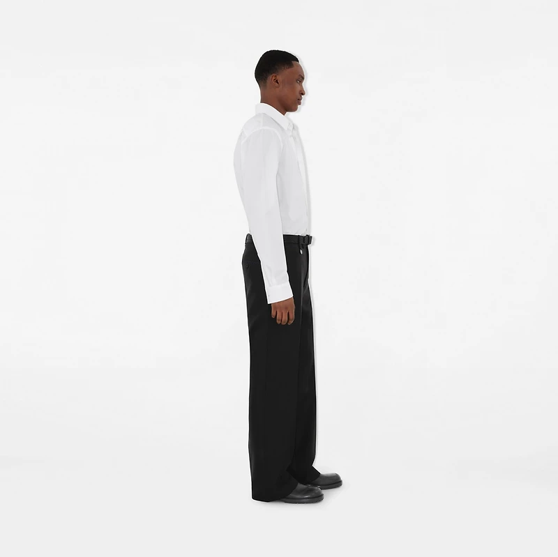 Cotton Formal Shirt in White - Men | Burberry® Official