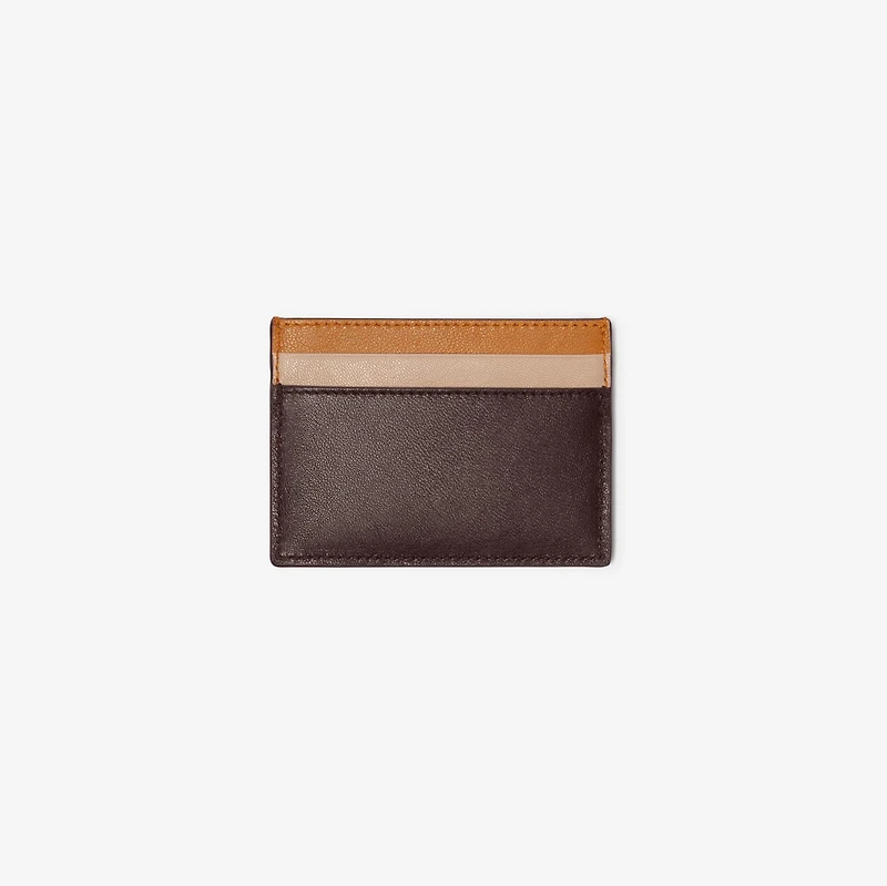 Rider Card Case in Vineyard red/pink - Women, Leather | Burberry® Official