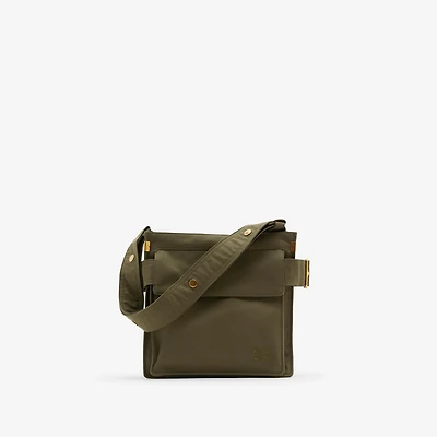 Small Trench Tote in Military - Men, Cotton Gabardine | Burberry® Official