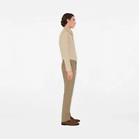 Wool Tailored Trousers in Puddle - Men | Burberry® Official