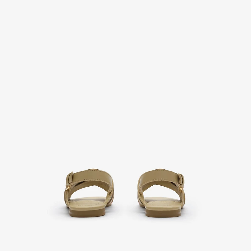 Check Sandals in Sand beige - Children | Burberry® Official