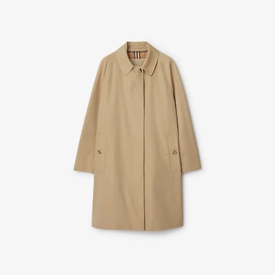 Mid-length Camden Heritage Car Coat in Honey - Women | Burberry® Official