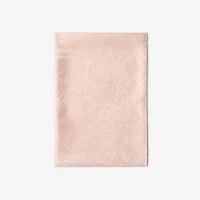 Floral Crest Silk Scarf in Compact pink | Burberry® Official