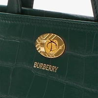 Mini Cotswolds Tote in Ivy green - Women | Burberry® Official