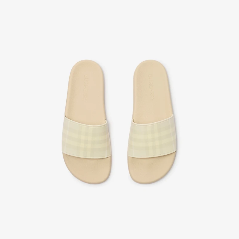 Check Slides in Clam - Women | Burberry® Official