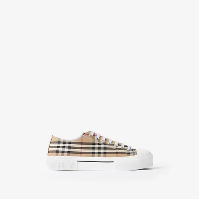 Check Sneakers in Archive beige - Men | Burberry® Official