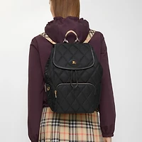 Horseshoe Backpack in Black - Women | Burberry® Official