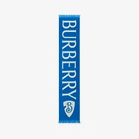 Logo Wool Scarf in Knight | Burberry® Official