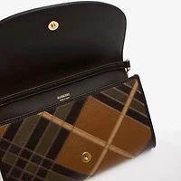 Highlands Chain Strap Wallet​ in Hazel brown - Women | Burberry® Official
