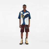 Swan Nylon Shirt in Knight - Men | Burberry® Official