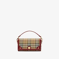 Top Handle Note Bag in Archive beige/ruby red - Women | Burberry® Official