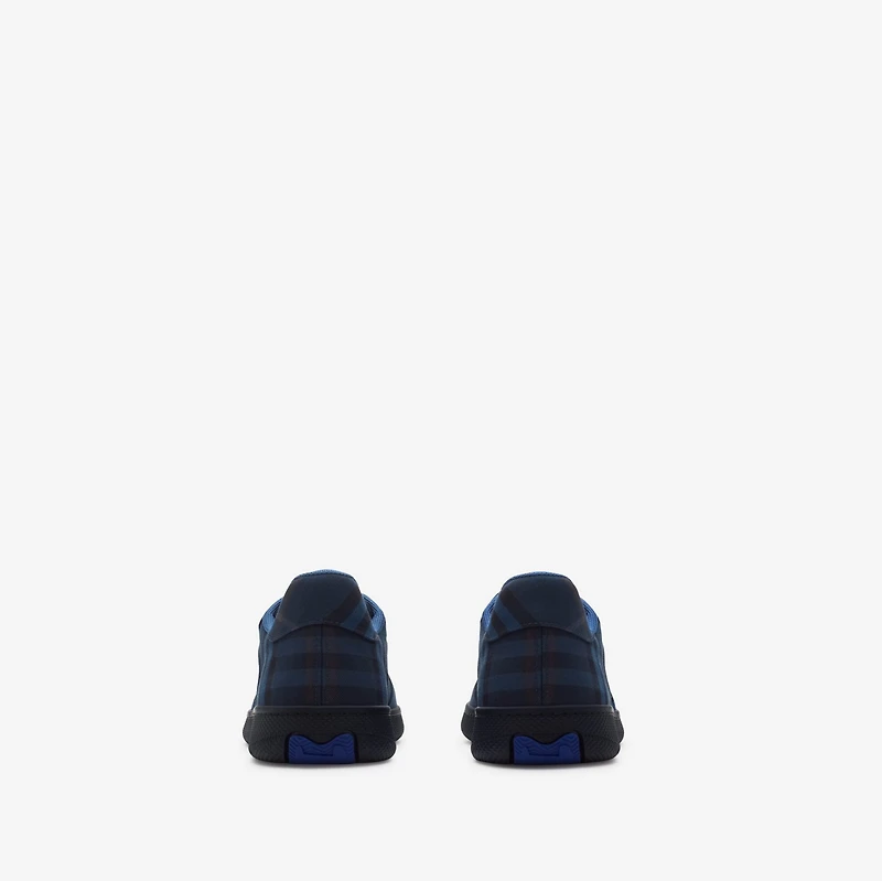 Check Terrace Sneakers in Midnight - Men | Burberry® Official