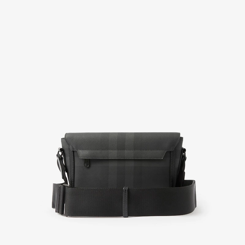 Small Wright Bag in Charcoal - Men, Canvas | Burberry® Official