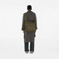 Medium Trench Tote in Military - Men, Cotton Gabardine | Burberry® Official