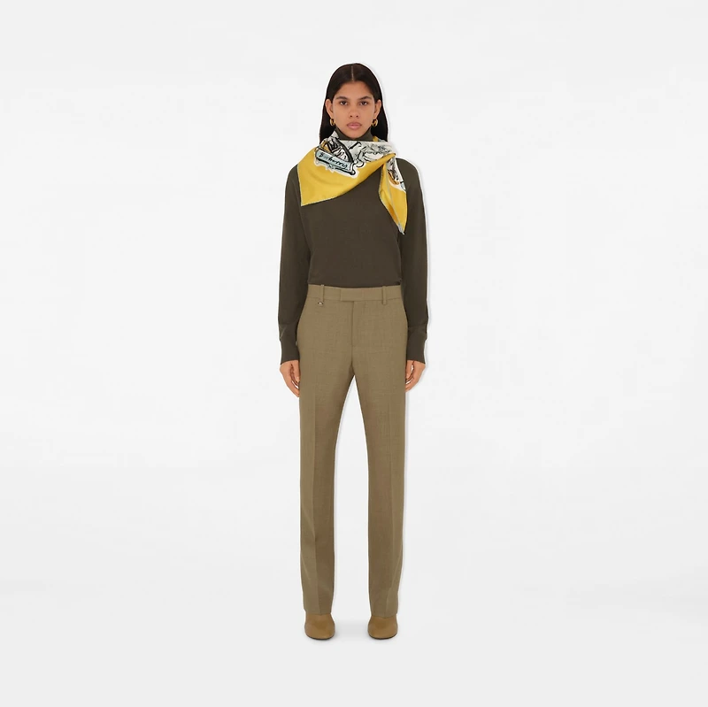 Westminster Silk Scarf in Sunflower | Burberry® Official