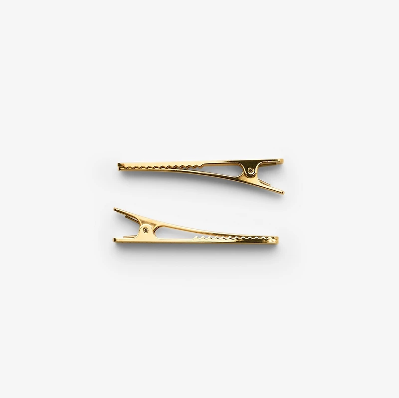 Logo Hair Clips in Gold | Burberry® Official