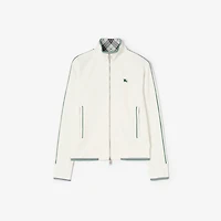 Nylon Cotton Tennis Jacket in Chalk white - Men | Burberry® Official