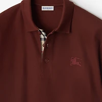 Cotton Polo Shirt in Box red - Men | Burberry® Official