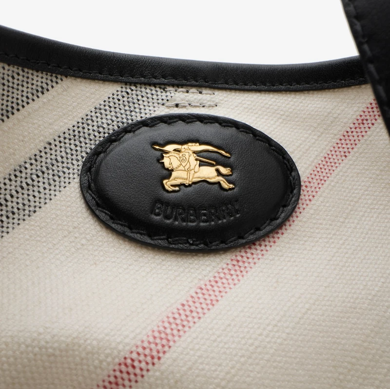 Medium Highlands Tote in Soap - Women, Cotton, Linen | Burberry® Official