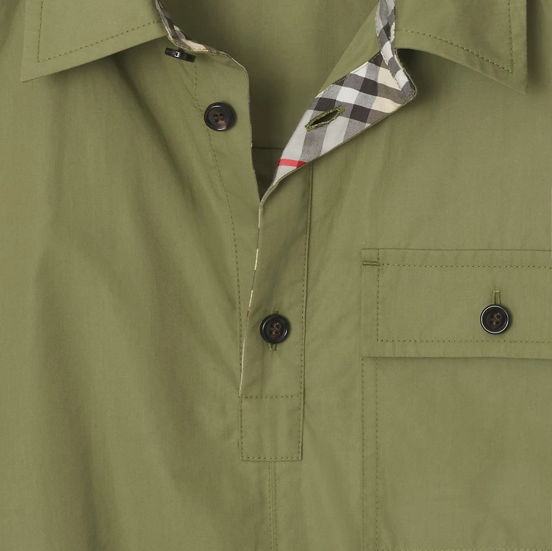 Cotton Shirt Dress in Wreath - Women | Burberry® Official