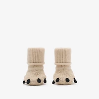 Thomas Bear Cotton Blend Two-piece Baby Gift Set in Pale stone - Children | Burberry® Official