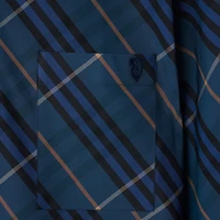 Relaxed Fit Check Cotton Shirt in Midnight - Men | Burberry® Official