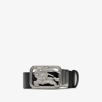 Reversible Leather Rider Belt in Black/hazel brown - Men | Burberry® Official