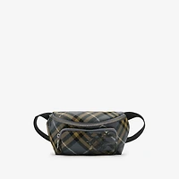 Small Check Belt Bag in Wave blue - Men, Technical | Burberry® Official