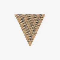 Check Silk Chiffon Scarf in Sand beige | Burberry® Official