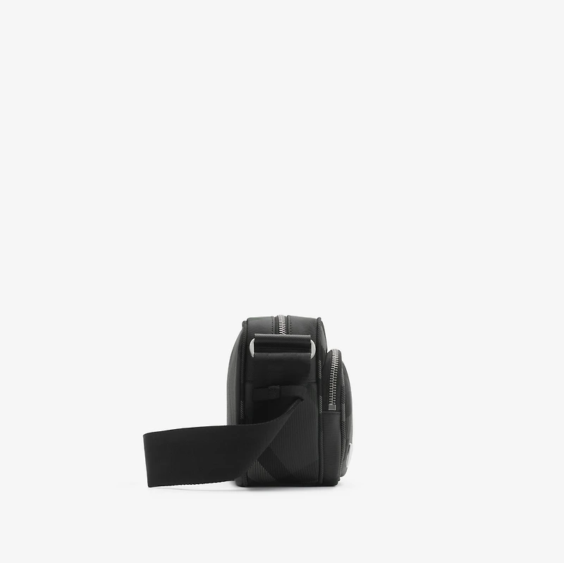 Grid Crossbody Bag in Charcoal - Men | Burberry® Official