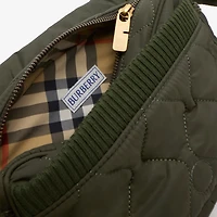 Clifton Crossbody Bag​ in Shale green - Men, Nylon | Burberry® Official