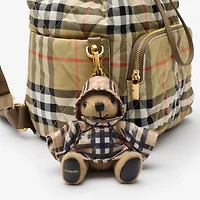 Thomas Bear Charm in Sand beige - Women | Burberry® Official