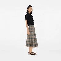 B Heart Cotton Polo Shirt in Black - Women | Burberry® Official
