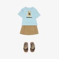 Thomas Bear Cotton T-shirt in Cloud blue | Burberry® Official